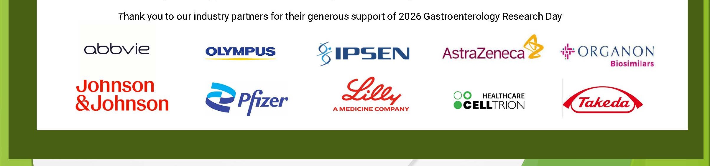 2026 Research Day Sponsors
