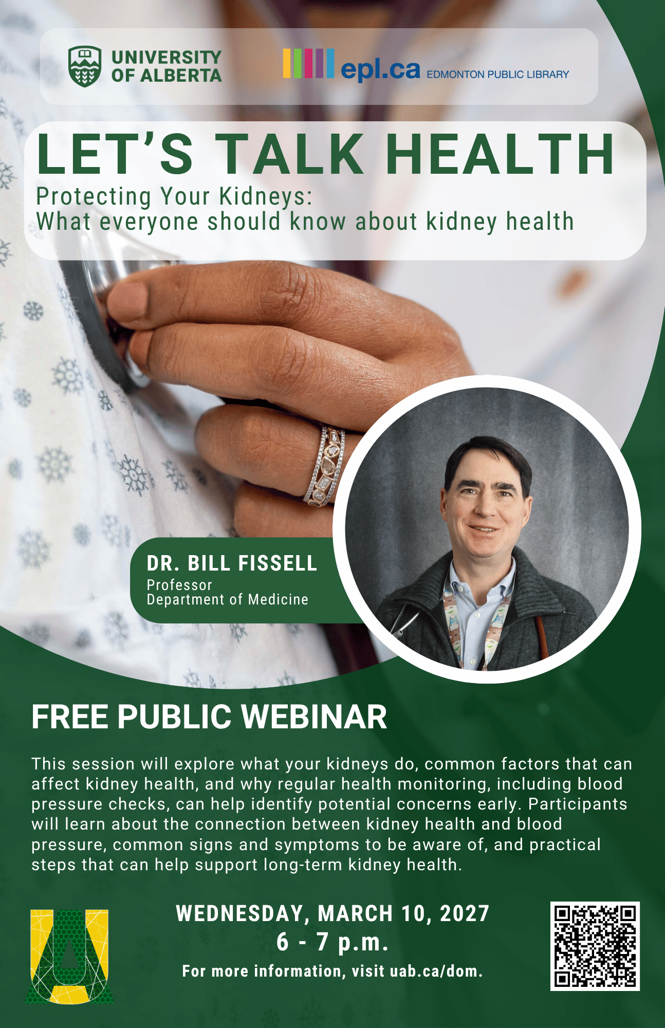 EPL Let's Talk Health Poster: Protecting Your Kidneys