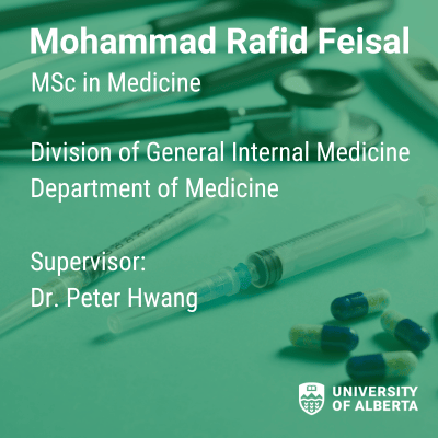 Supervisor: Dr. Peter Hwang