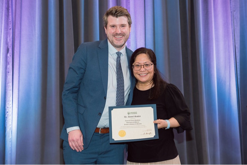 Dr. Daniel Sawler and Dr. Fraulein Morales