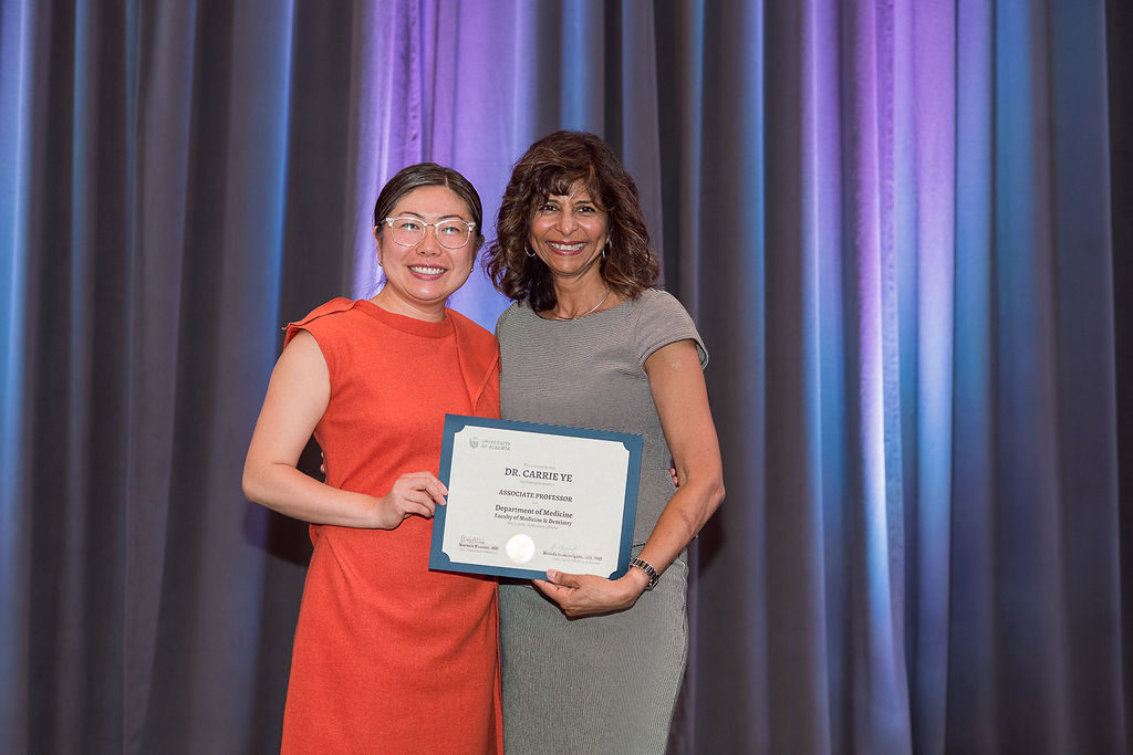 Dr. Carrie Ye and Dr. Narmin Kassam