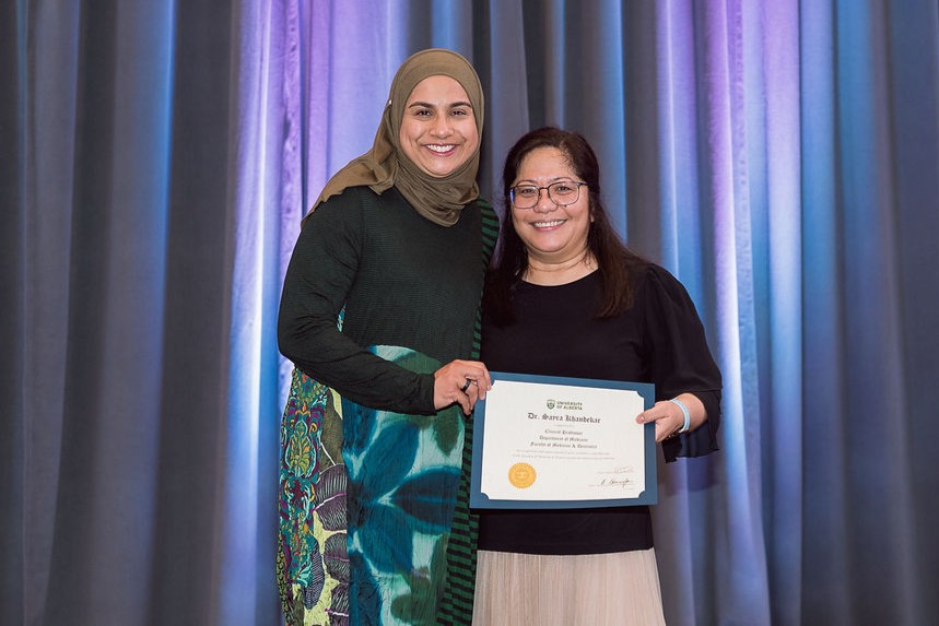 Dr. Sayra Khandeka and Dr. Fraulein Morales