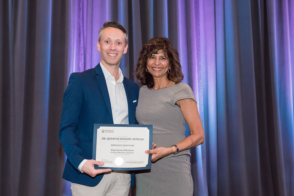Dr. Durand-Moreau and Dr. Narmin Kassam