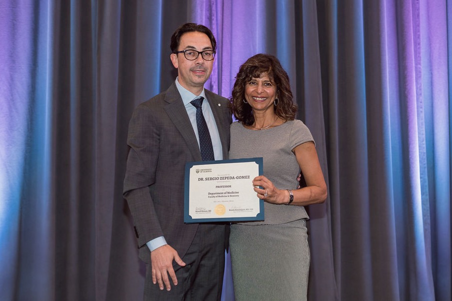 Dr. Sergio Zepeda-Gomez and Dr. Narmin Kassam