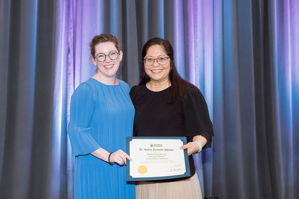 Dr. Andrea Johnson and Dr. Fraulein Morales