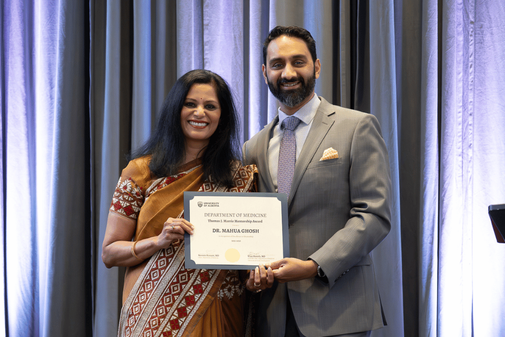 Dr. Mahua Ghosh and Dr. Vijay Daniels
