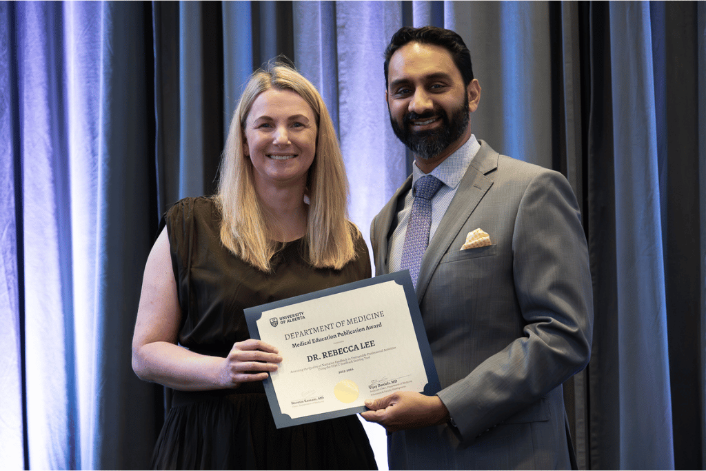 Dr. Rebecca Lee and Dr. Vijay Daniels