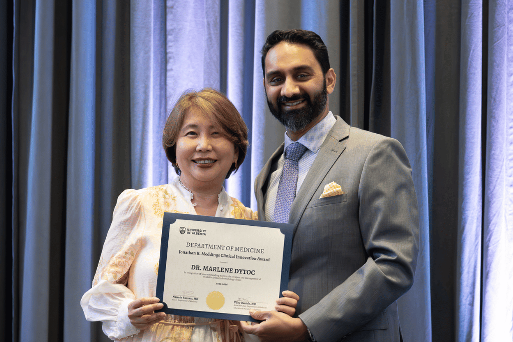 Dr. Marlene Dytoc and Dr. Vijay Daniels