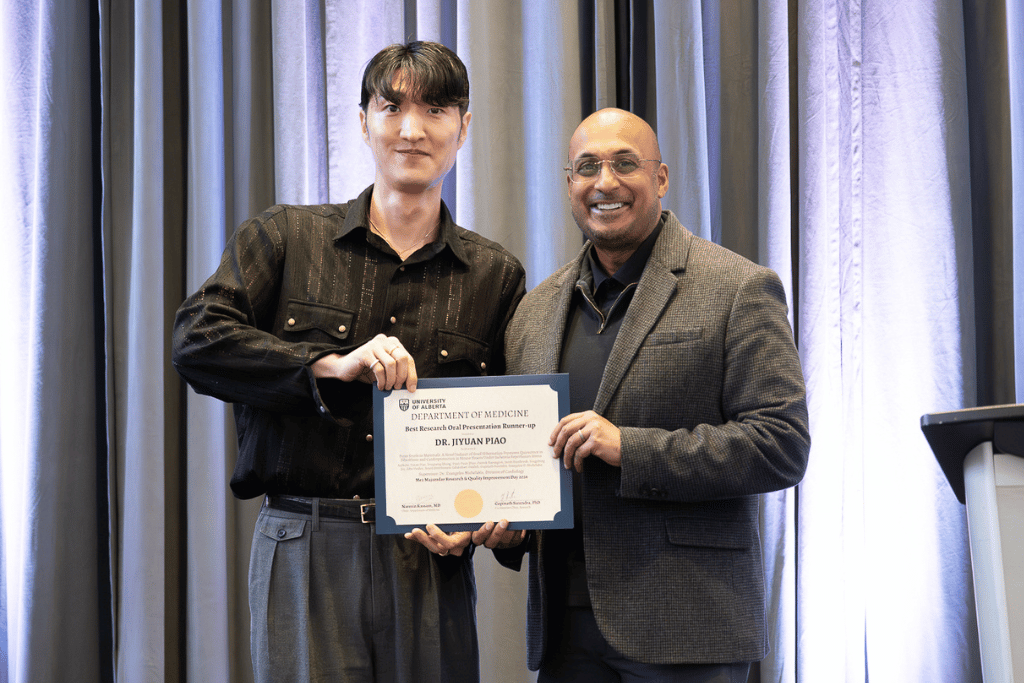 Dr. Jiyuan Piao and Dr. Gopinath Sutendra