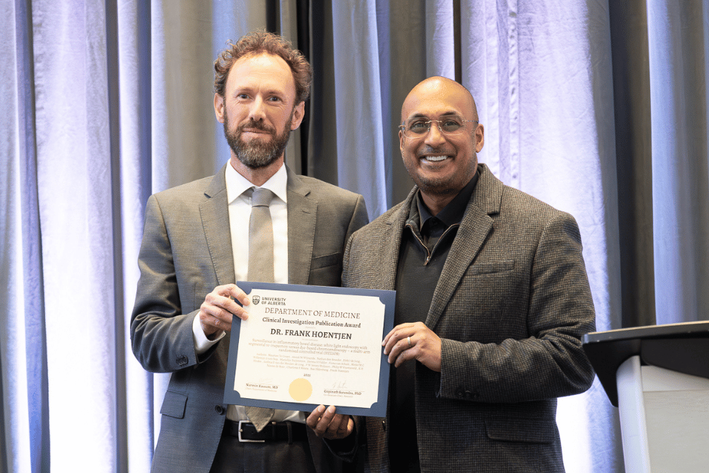 Dr. Frank Hoentjen and Dr. Gopinath Sutendra