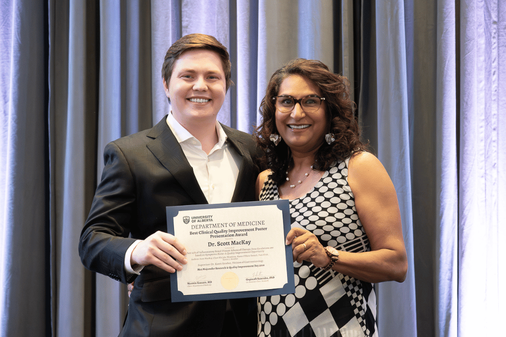 Dr. Scott MacKay and Dr. Pamela Mathura