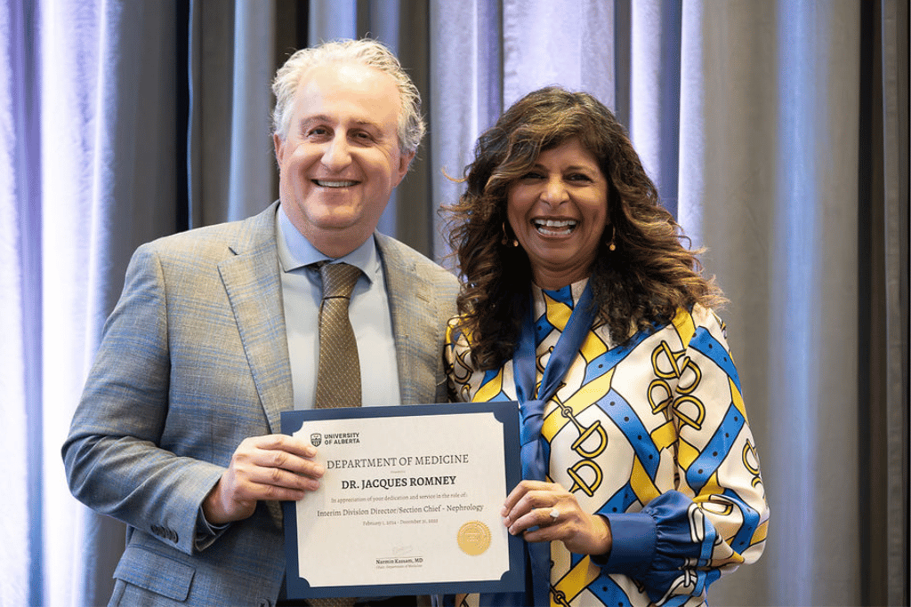 Dr. Jacques Romney and Dr. Narmin Kassam