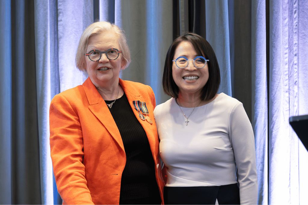Dr. Wendy Johnston and Dr. Cecile Phan