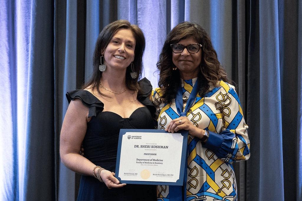 Dr. Sheri Koshman and Dr. Narmiin Kassam