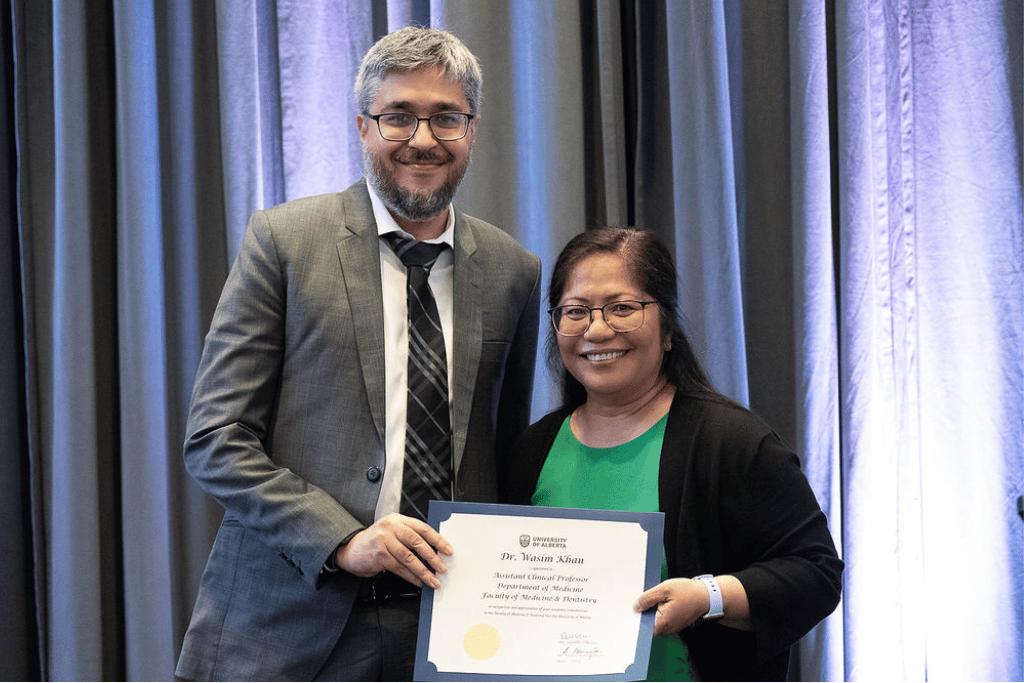 Dr. Wasim Khan and Dr. Fraulein Morales
