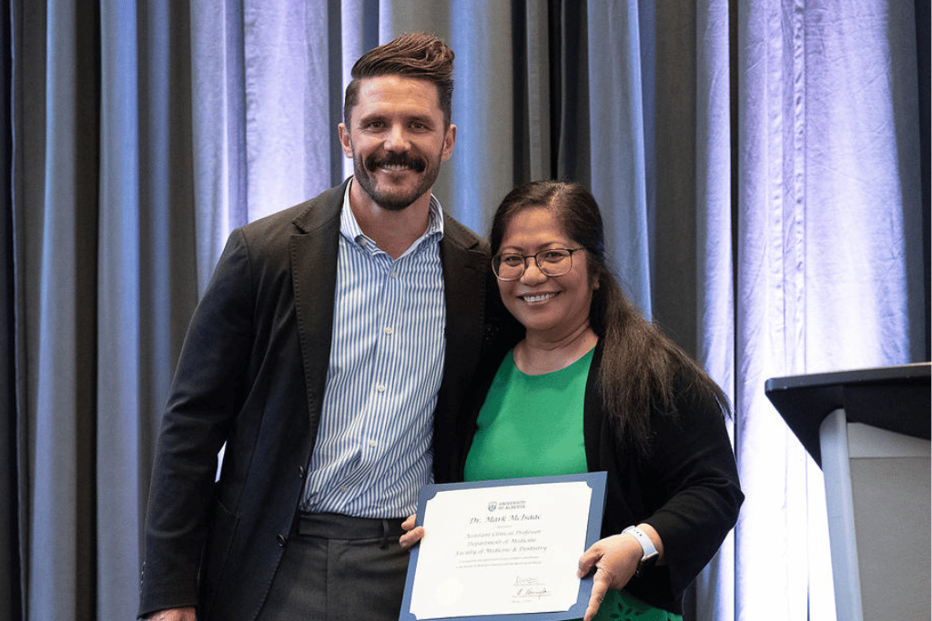 Dr. Mark McIsaac and Dr. Fraulein Morales