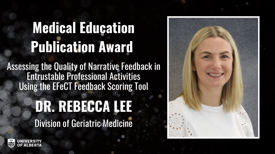 Medical Education Publication Award