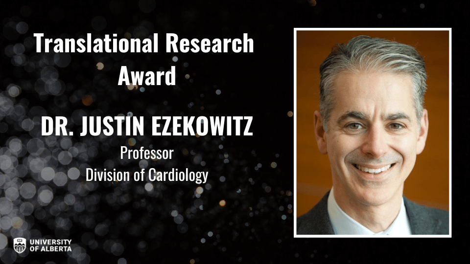 Translational Research Awardee Dr. Justin Ezekowitz