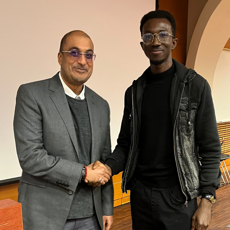 Dr. Gopinath Sutendra and Kléouforo-Paul Dembele