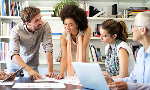 Group of professional learners