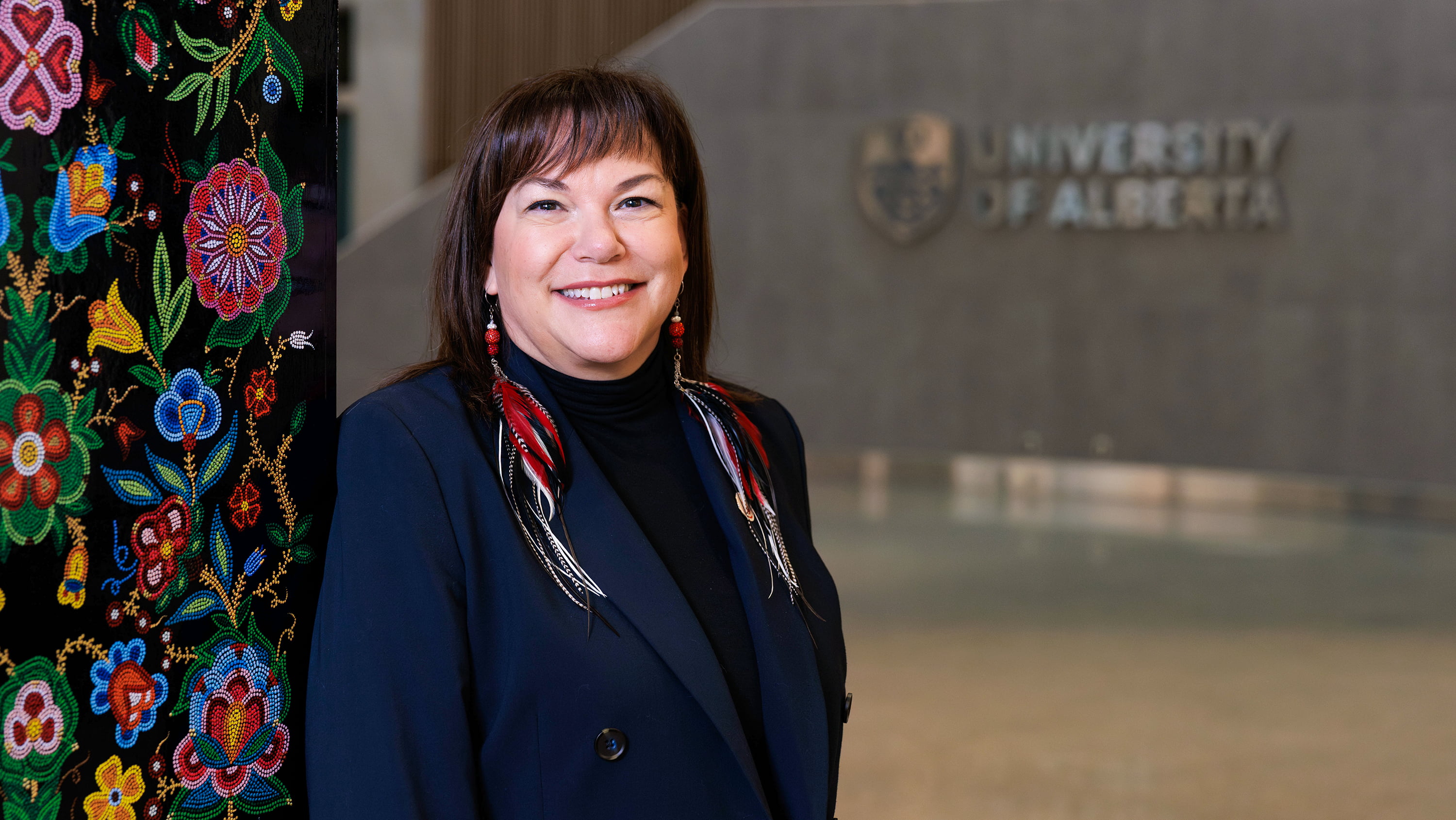 When Shannon Cornelsen discovered her grandfather’s journals, she began a personal quest to reunite Indigenous families with loved ones buried far from home. Her journey took her to the U of A, where she found the mentorship, encouragement and support she needed to carry out her family legacy of truth. (Photo: Alex Pugliese)
