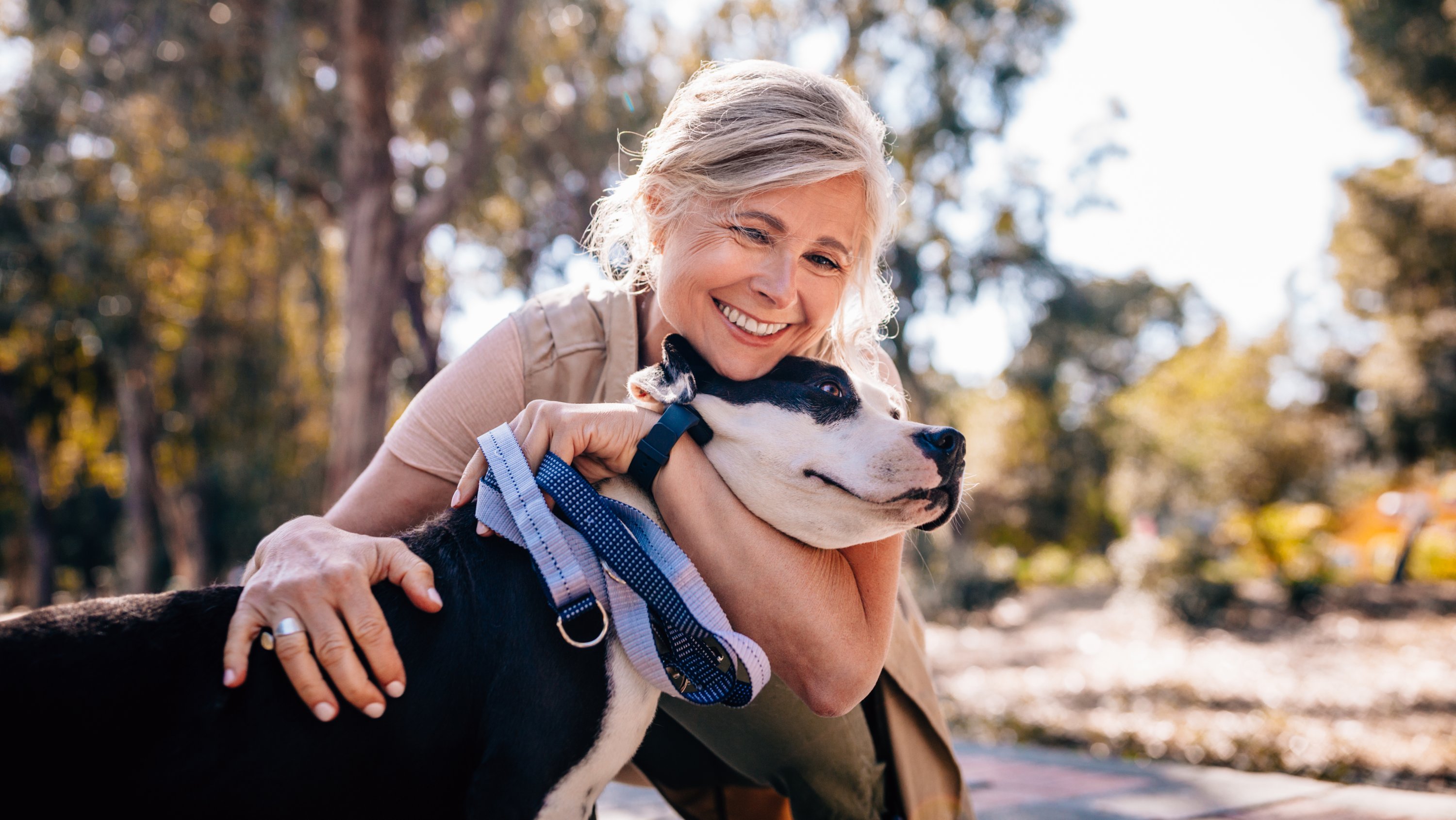 Woman with dog (Getty Images)