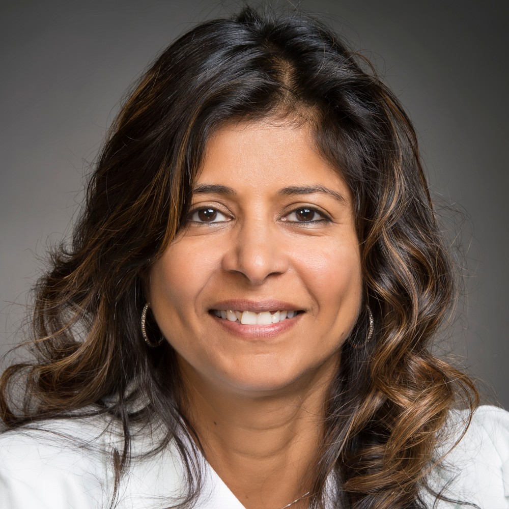 A closeup photo of Dr. Narmin Kassam