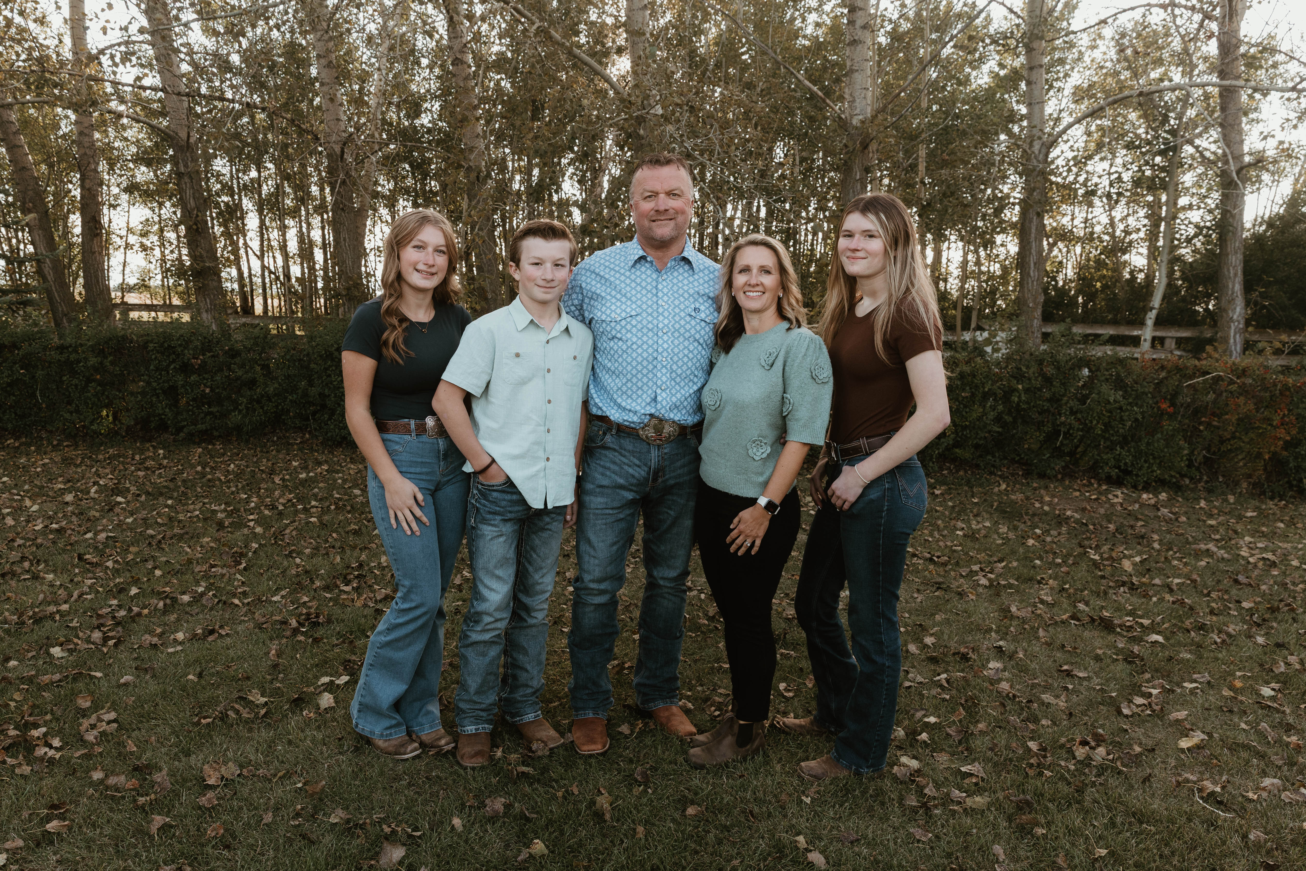 Bart Orr, pictured with his family, sees Burgar Funeral Home’s long-standing commitment to Augustana as part of a larger tradition of family, community and giving back.