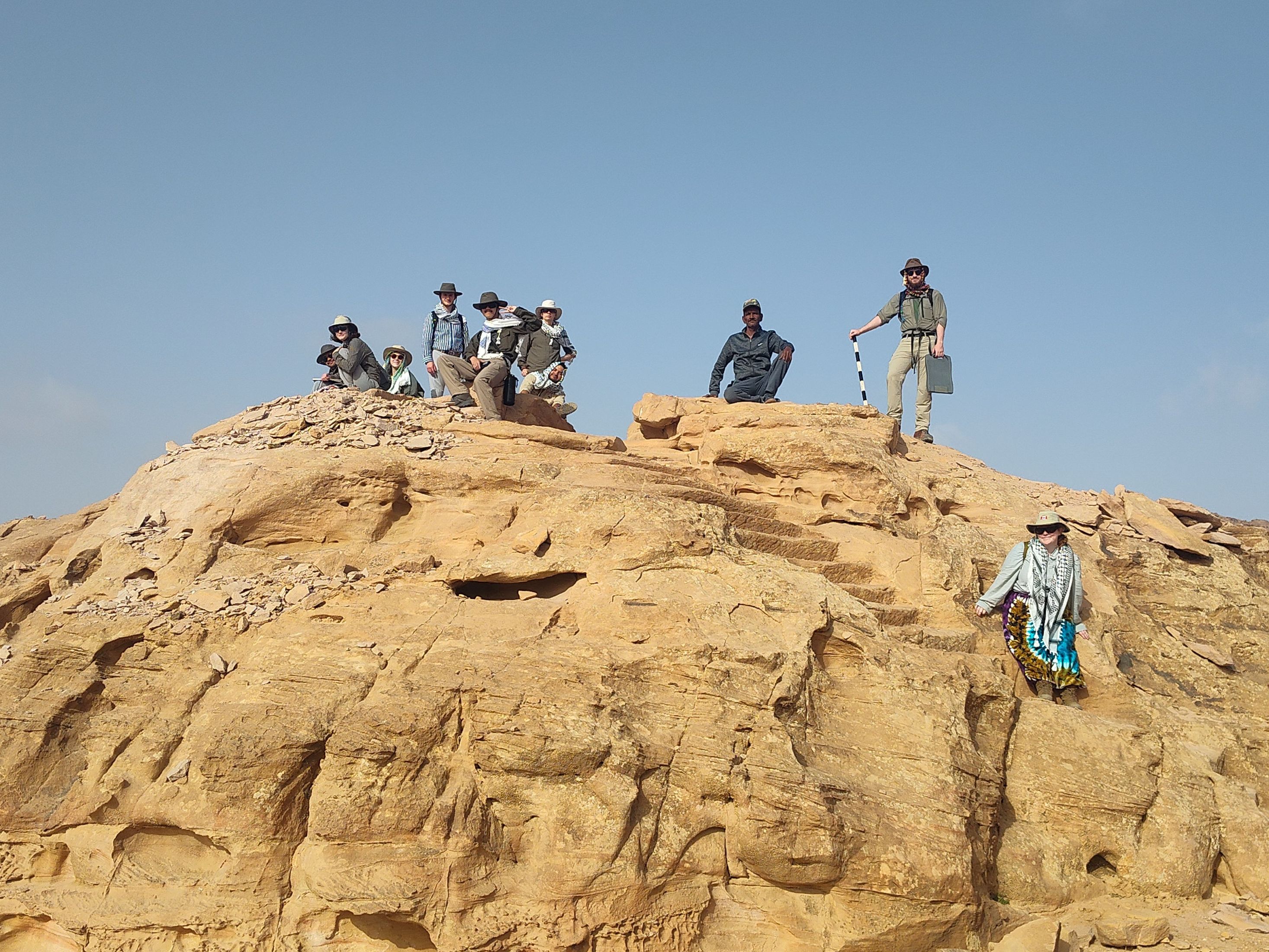 Exploring the hills surrounding Humayma