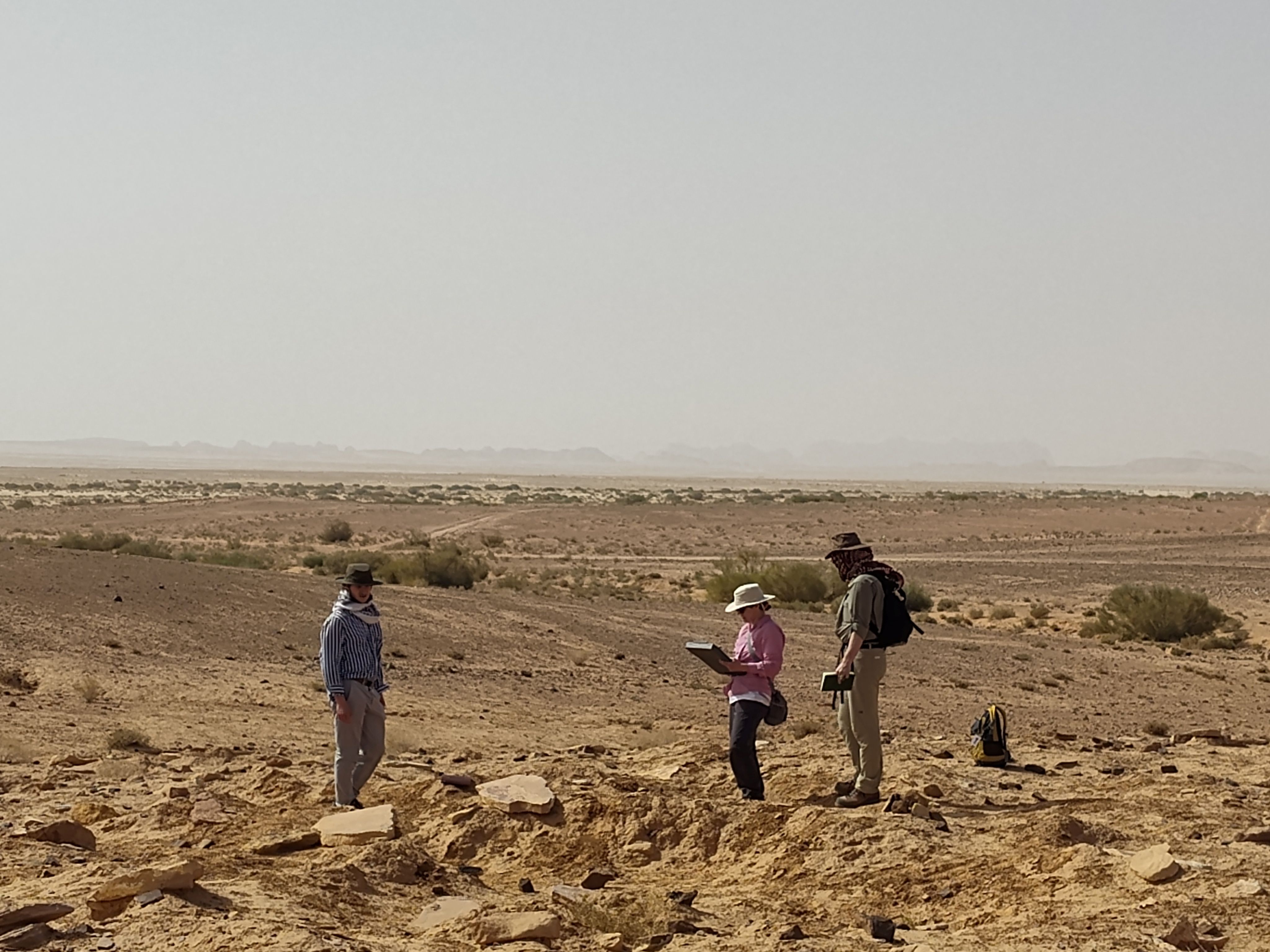 Documenting looting activity on site