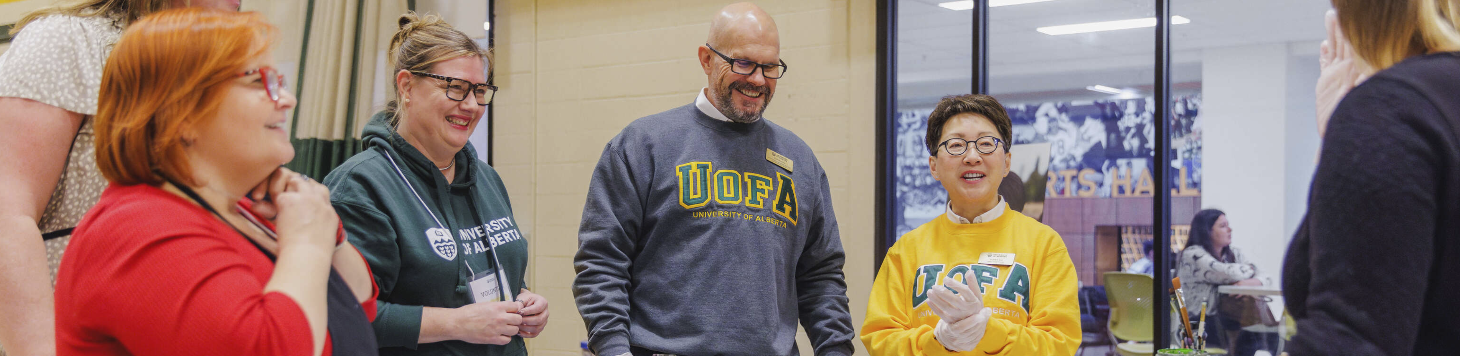 University of Alberta leadership taking part in staff engagement