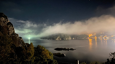 Lake at night