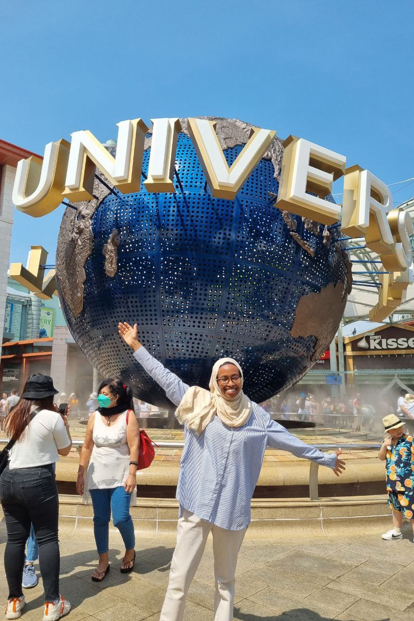 Ihsan at Universal Studios