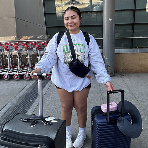 Jada at airport