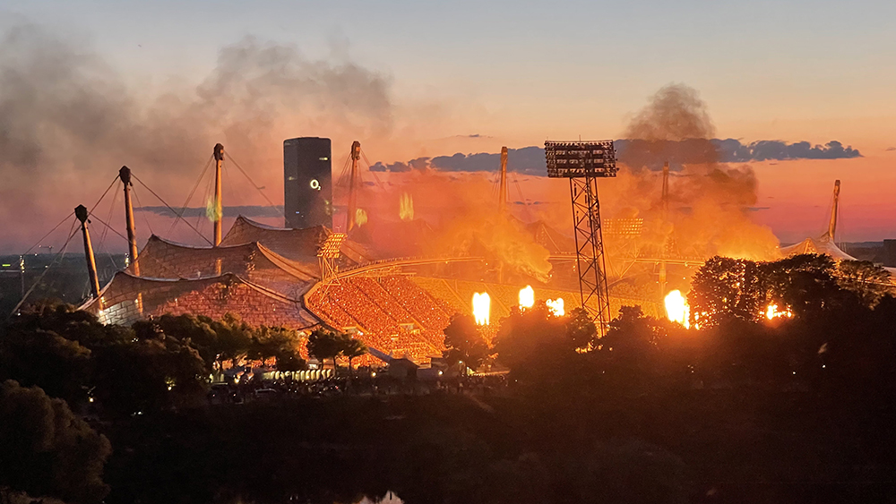 Pyrotechnics show
