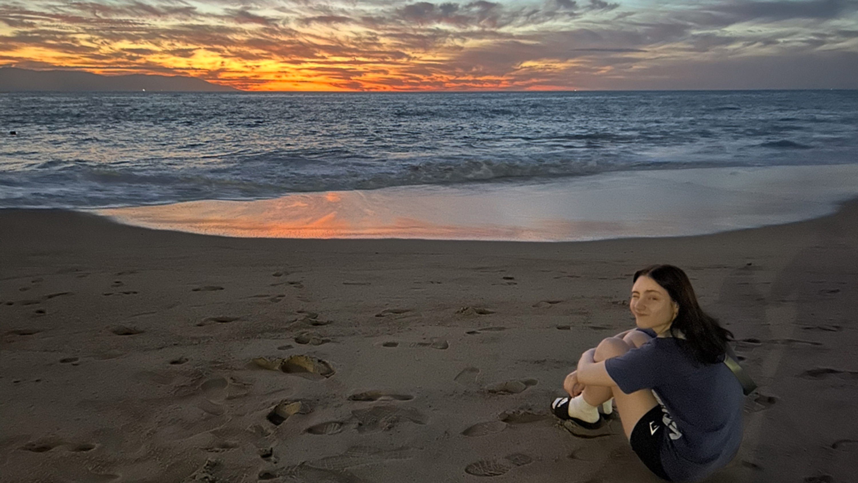 Mikayla by the sea