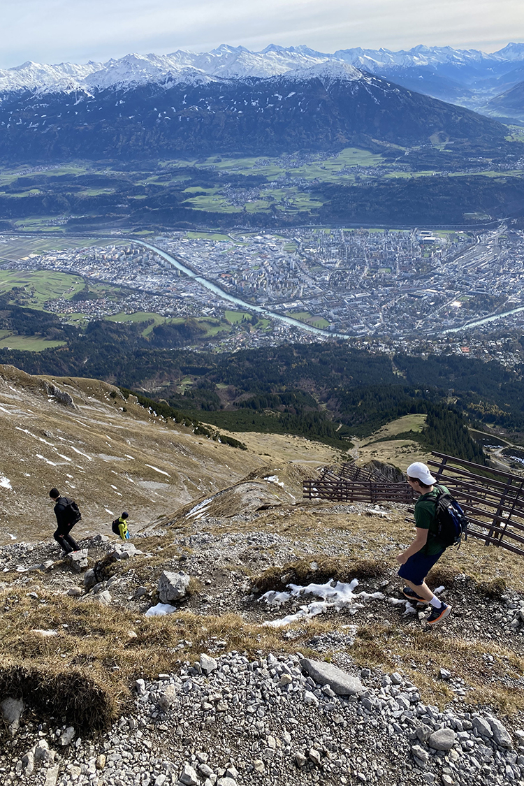 Hiking above Innsbruck