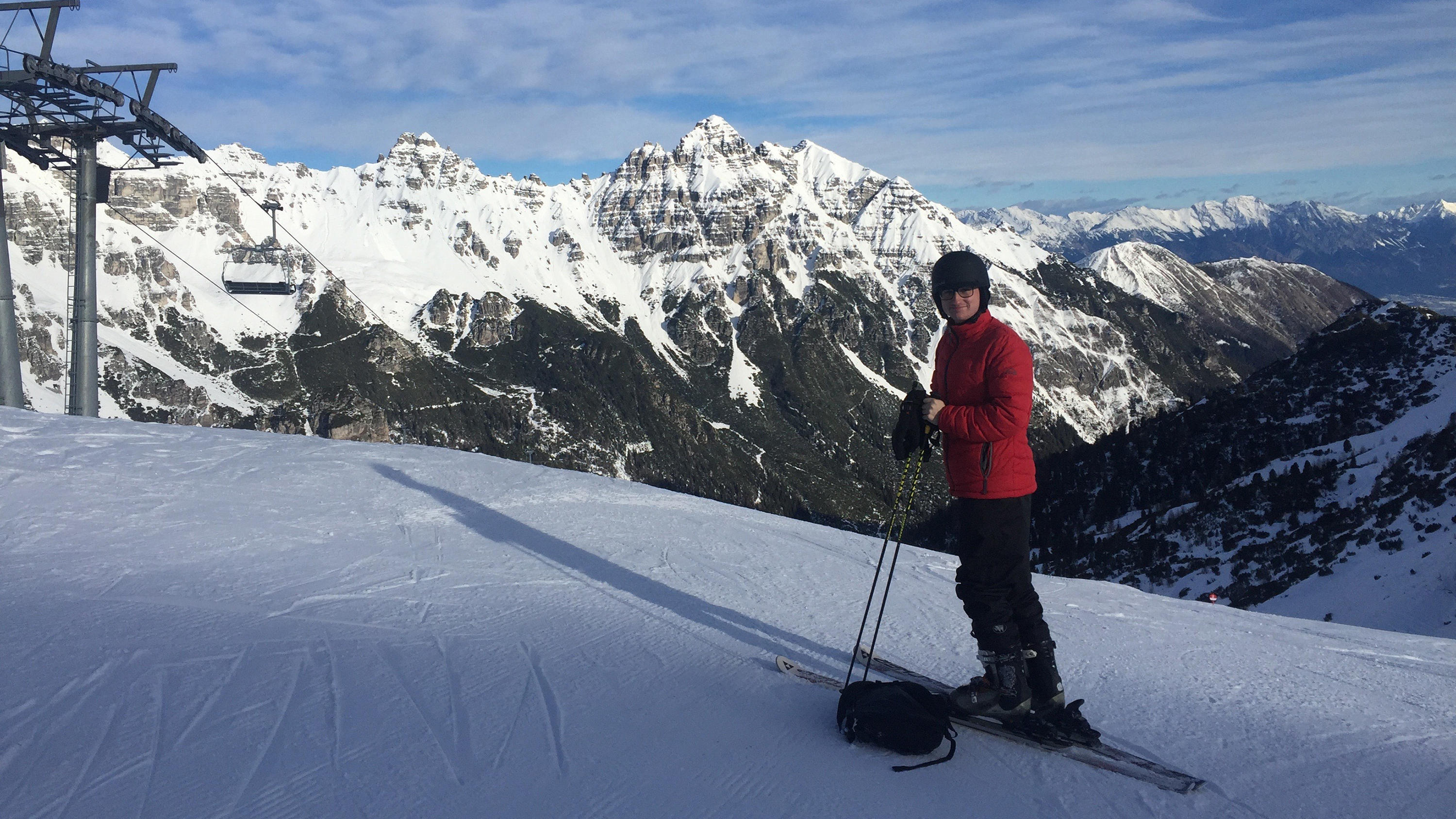 skiing