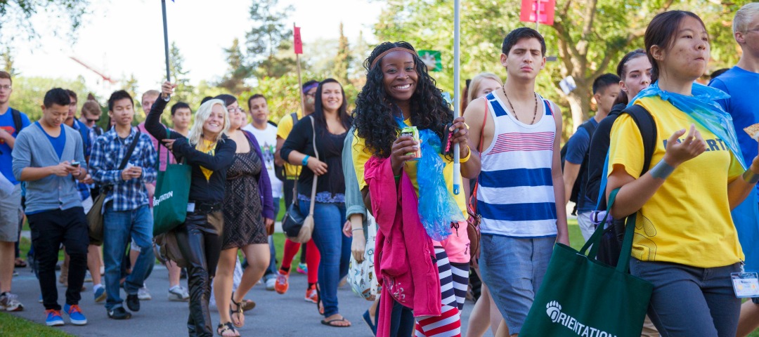 orientation outside