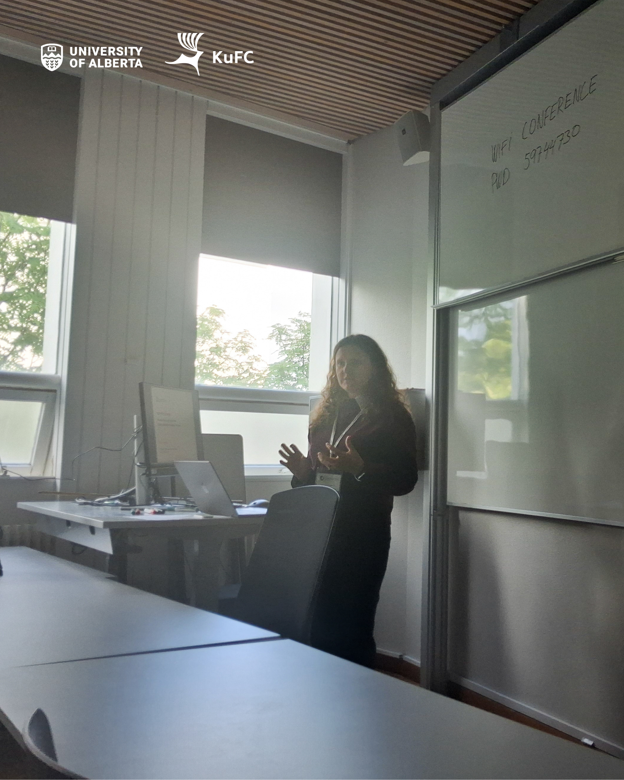 Nataliia Yesypenko presenting at ISFNR 2026