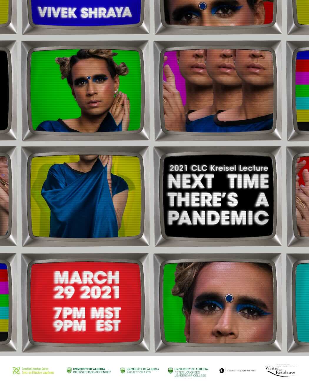 Poster for 2021 Kreisel Lecture with Vivek Shraya