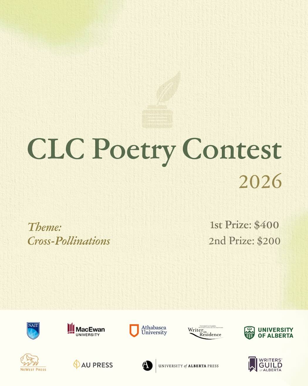 Social Media Image for 2026 Student Poetry Contest