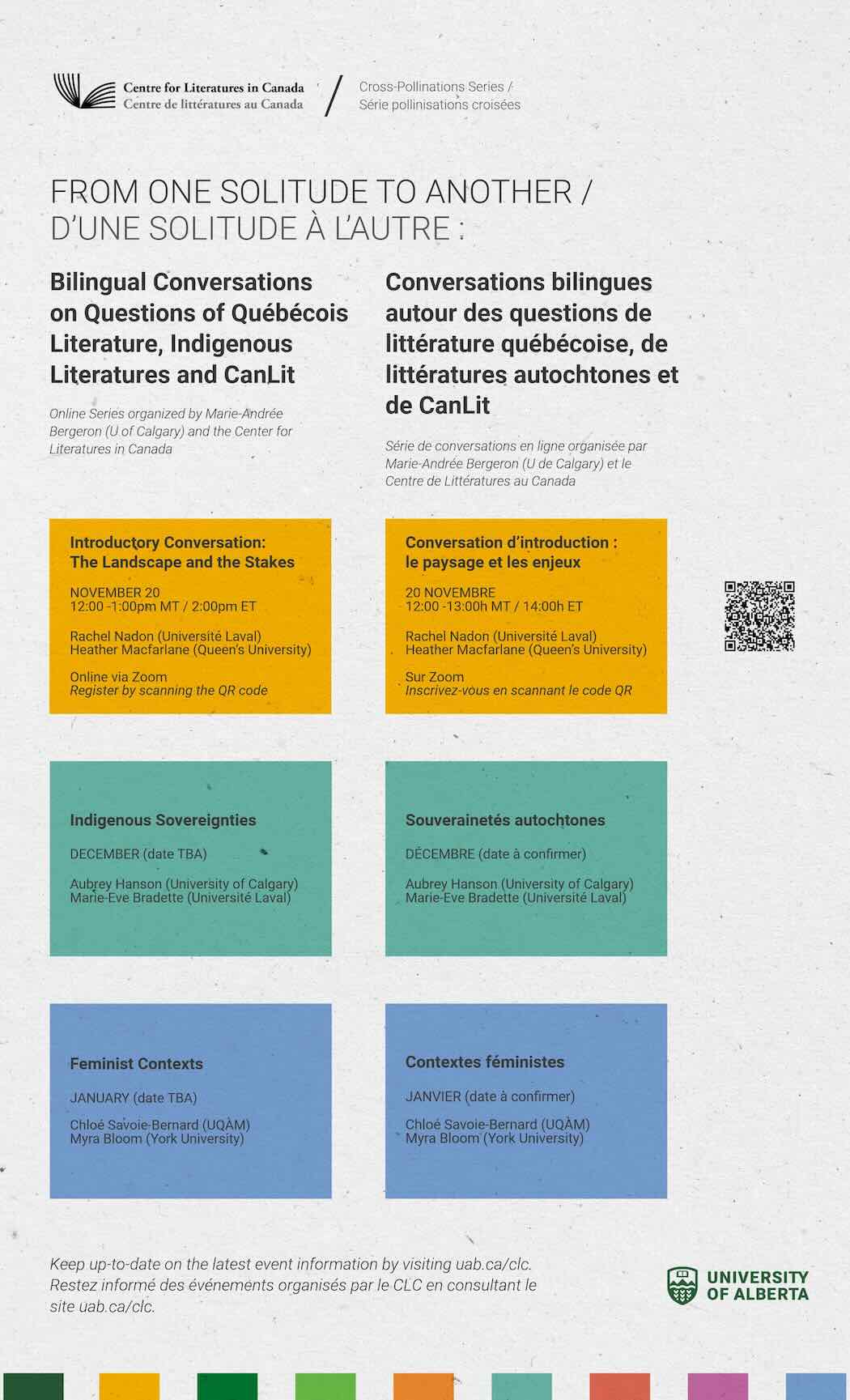 Poster for Bilingual Conversations Series 2025-26
