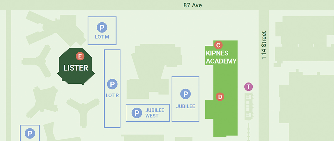 Map of Lister Conference Centre