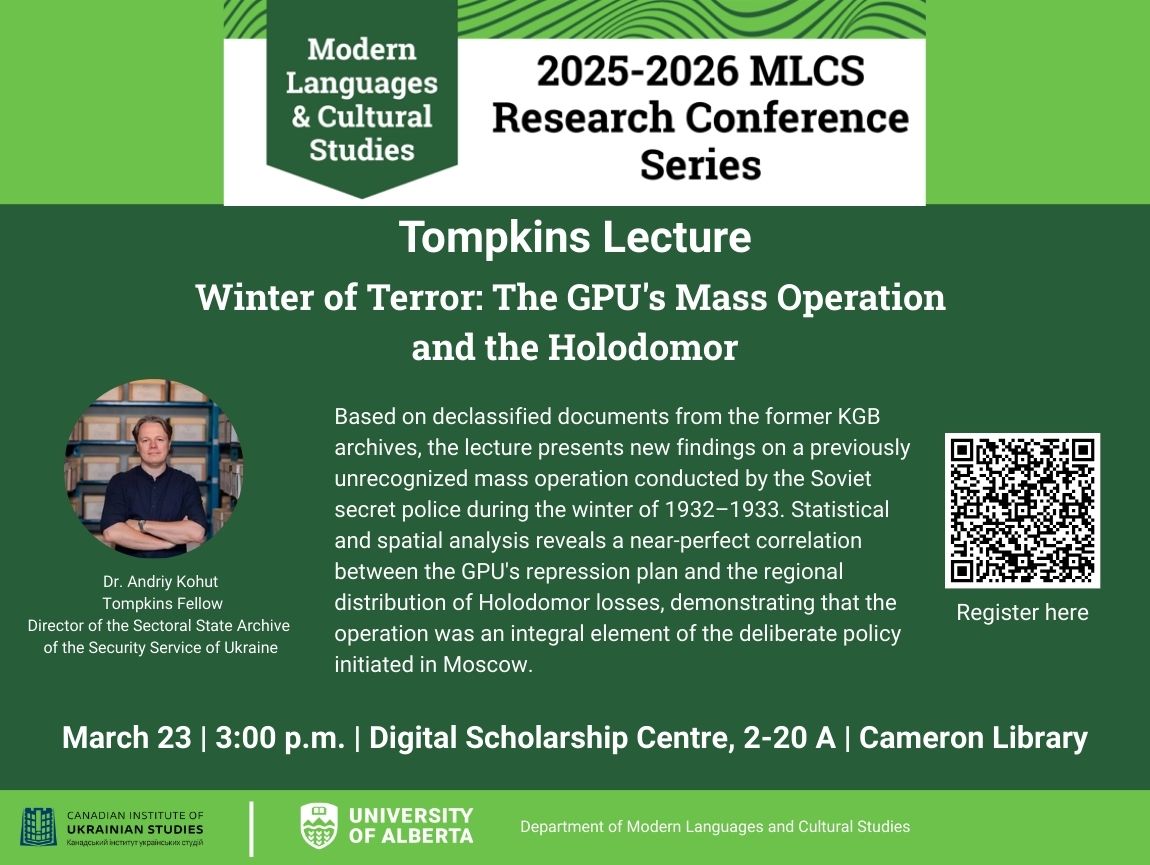 MLCS Research Conference Series Dr. Andriy Kohut