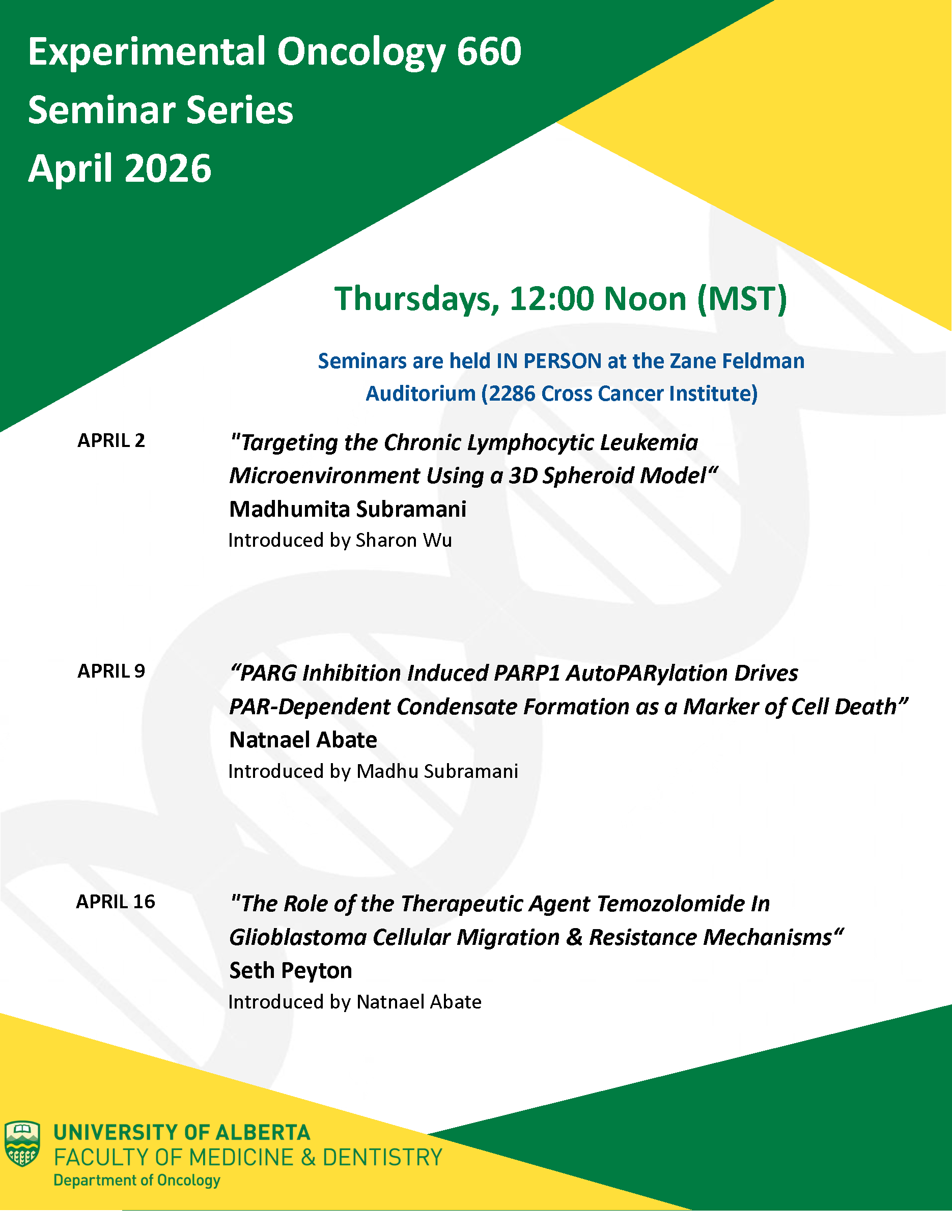 April 2026 ONCOL 660