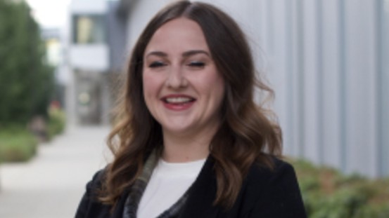 Woman smiling