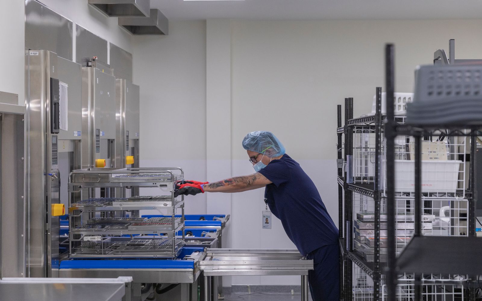 In-clinic sterilization suite