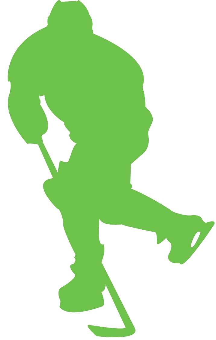 Hockey player icon