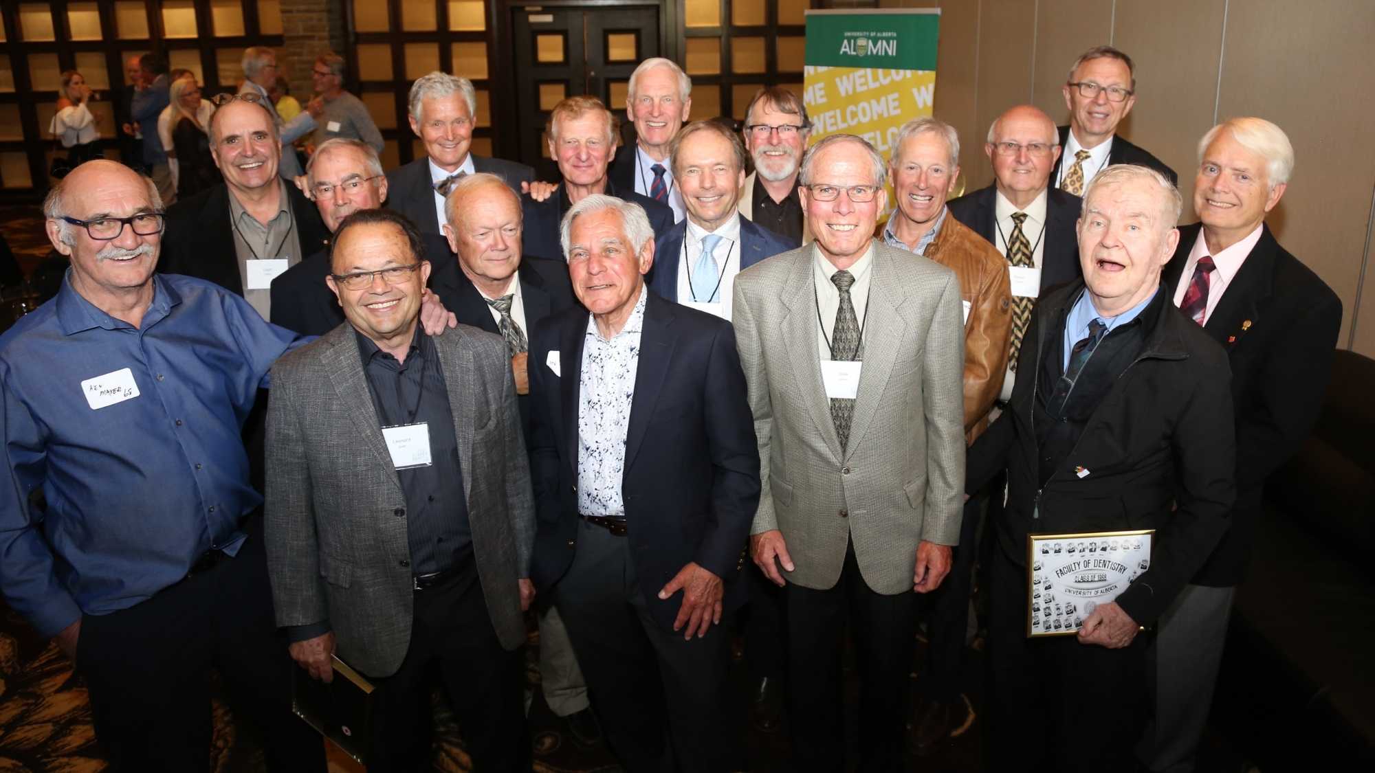 Group photo of the class of '68